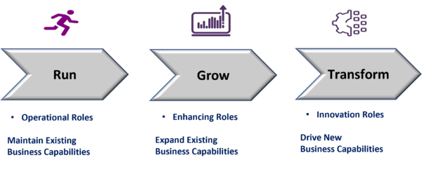 Run-Grow-Transform Model