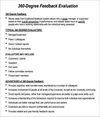 360 Degree Evaluation Sample